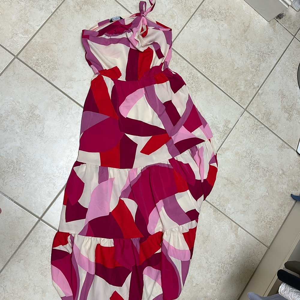 One shoulder dress